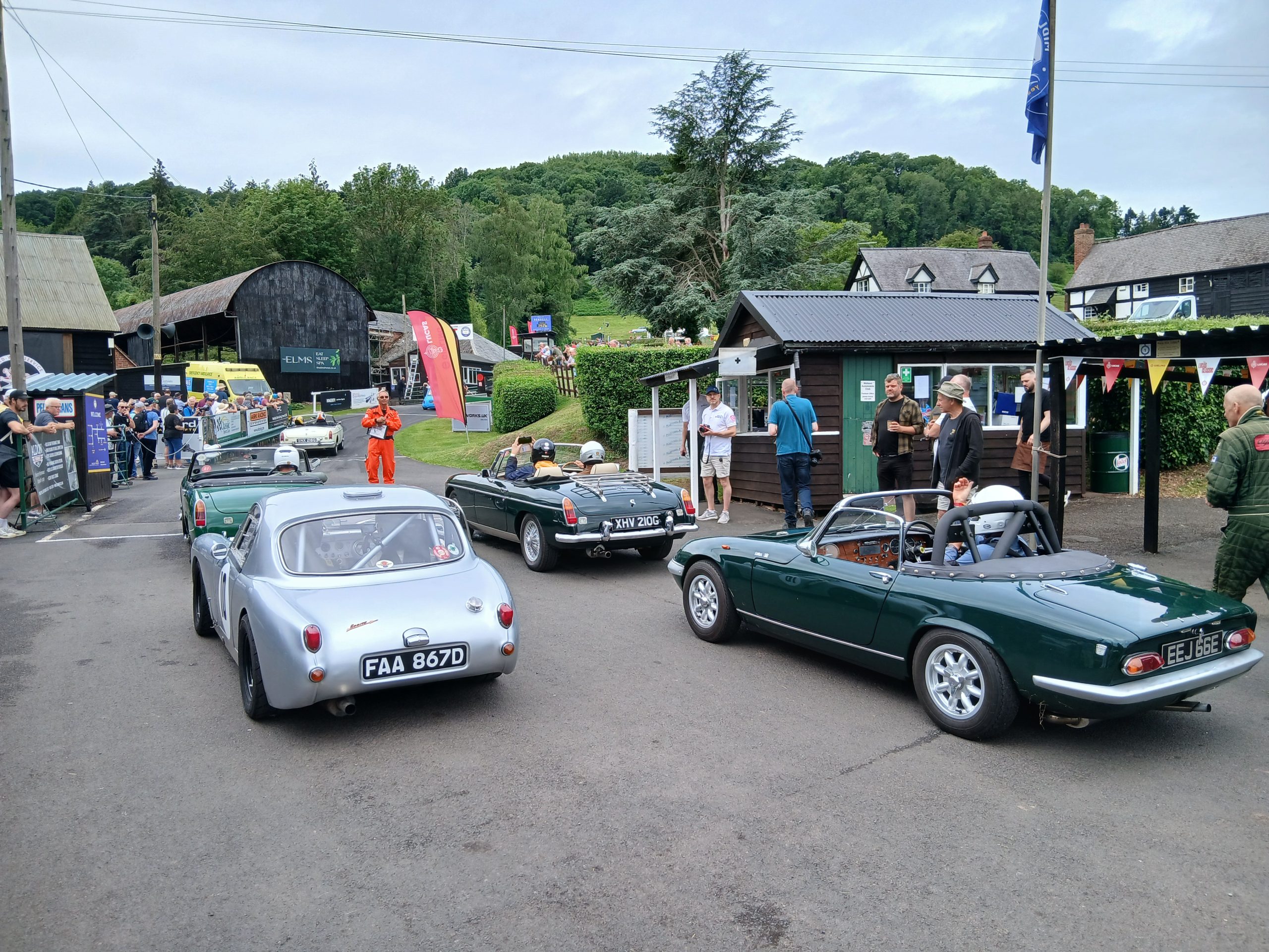 VIP guests @ Shelsley Walsh - Lucas Classic